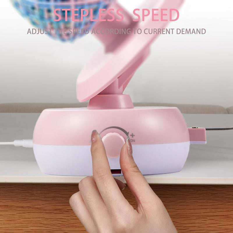 Yarn Winder for Crocheting, 10Oz Large Capacity Electric Yarn Ball Winder with Tension Stepless Speed, Automatic Yarn Cake Winder, Helper for Knitting Lovers, Pink