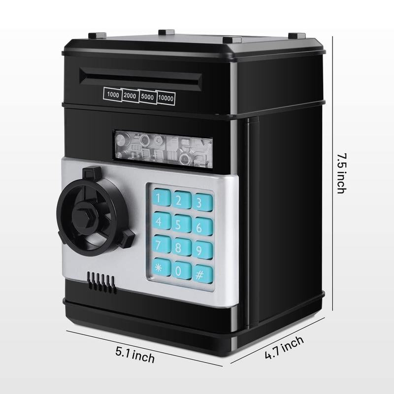 Piggy Bank, Saving Box, Cash Coin Can Safe Bank Electronic Coin Money Bank Gifts Toy ATM Bank, Hot Gift for Boys and Girls