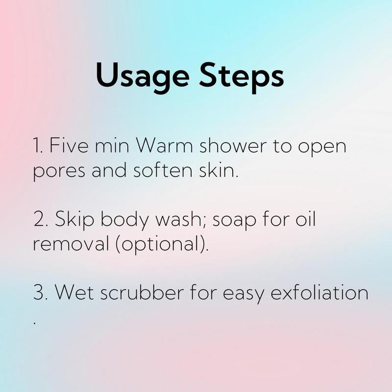 4 Counts Deep Exfoliating Tool for Body Scrub, Heavy-Duty Bath Sponges for Ultimate Skin Purification , Massage and Exfoliation, Practical