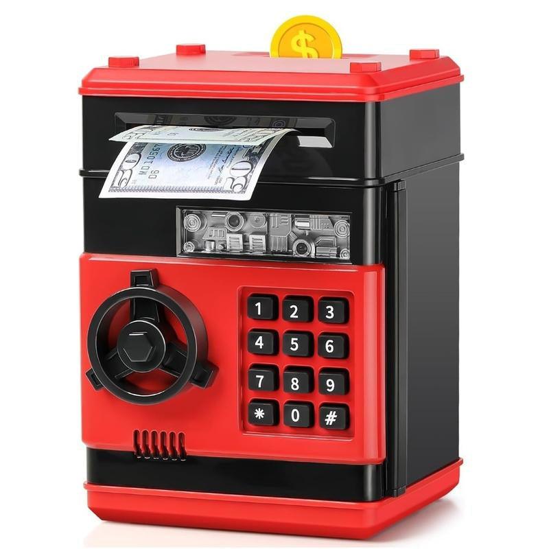 Piggy Bank, Saving Box, Cash Coin Can Safe Bank Electronic Coin Money Bank Gifts Toy ATM Bank, Hot Gift for Boys and Girls