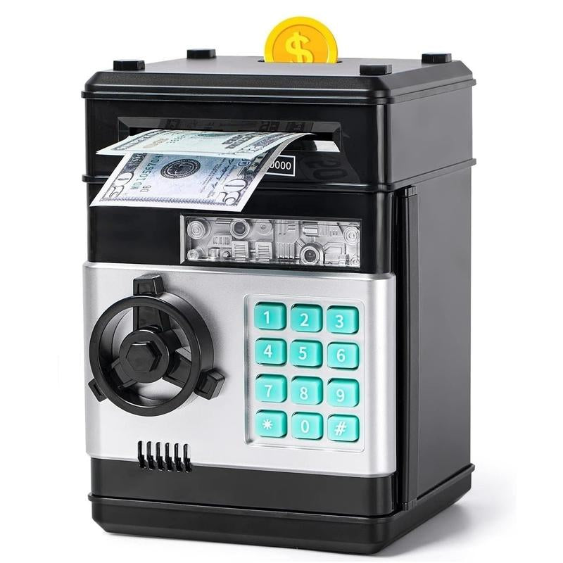 Piggy Bank, Saving Box, Cash Coin Can Safe Bank Electronic Coin Money Bank Gifts Toy ATM Bank, Hot Gift for Boys and Girls