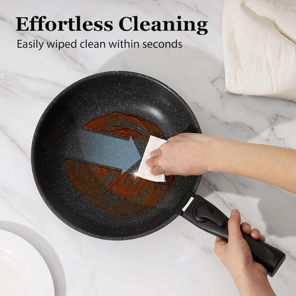 SODAY 15Pcs Pots and Pans Set Non Stick, Cookware Sets with Detachable Handle, Nonstick RV Kitchen Cooking Set Removable Handles, Oven Safe,Stackable, Frying, Fathersdaygift