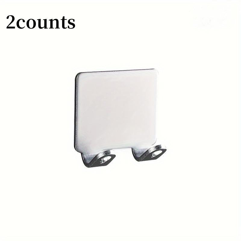 Wall Mounted Razor Holder, Punch Free Stainless Steel Razor Storage Hook, Bathroom Accessories, Home Organizer for Bathroom, Tools