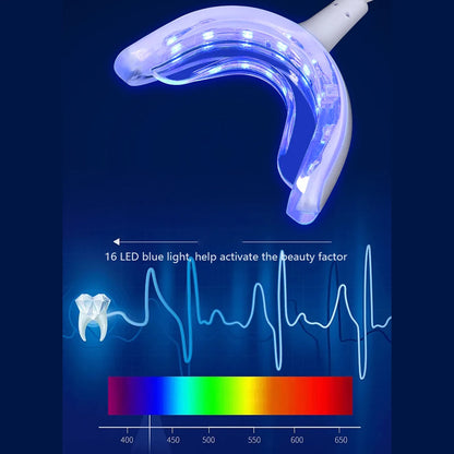 3 In1 Teeth Whitening Lights LED USB Rechargeable Oral and Dental Care Blue Light Whitening Teeth Bleach Clean Home Travel
