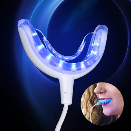 3 In1 Teeth Whitening Lights LED USB Rechargeable Oral and Dental Care Blue Light Whitening Teeth Bleach Clean Home Travel