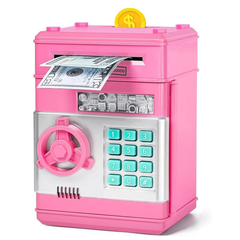 Piggy Bank, Saving Box, Cash Coin Can Safe Bank Electronic Coin Money Bank Gifts Toy ATM Bank, Hot Gift for Boys and Girls